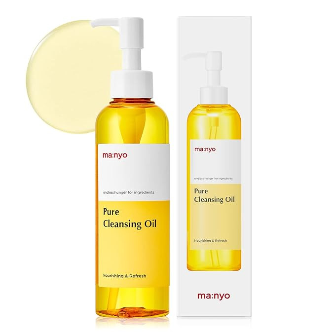 ma:nyo Pure Cleansing Oil Korean Facial Cleanser, Blackhead Melting, Daily Makeup Removal with Ar... | Amazon (US)