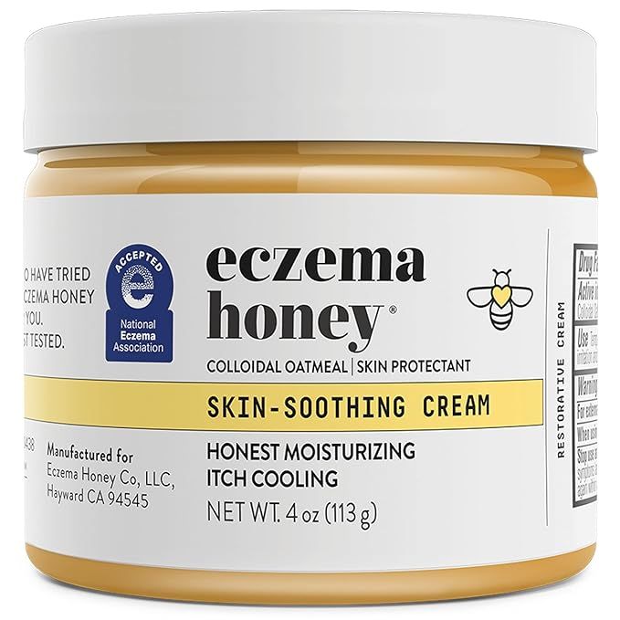ECZEMA HONEY Original Skin-Soothing Cream - Organic Hand & Body Eczema Relief - Natural Honey Lot... | Amazon (US)