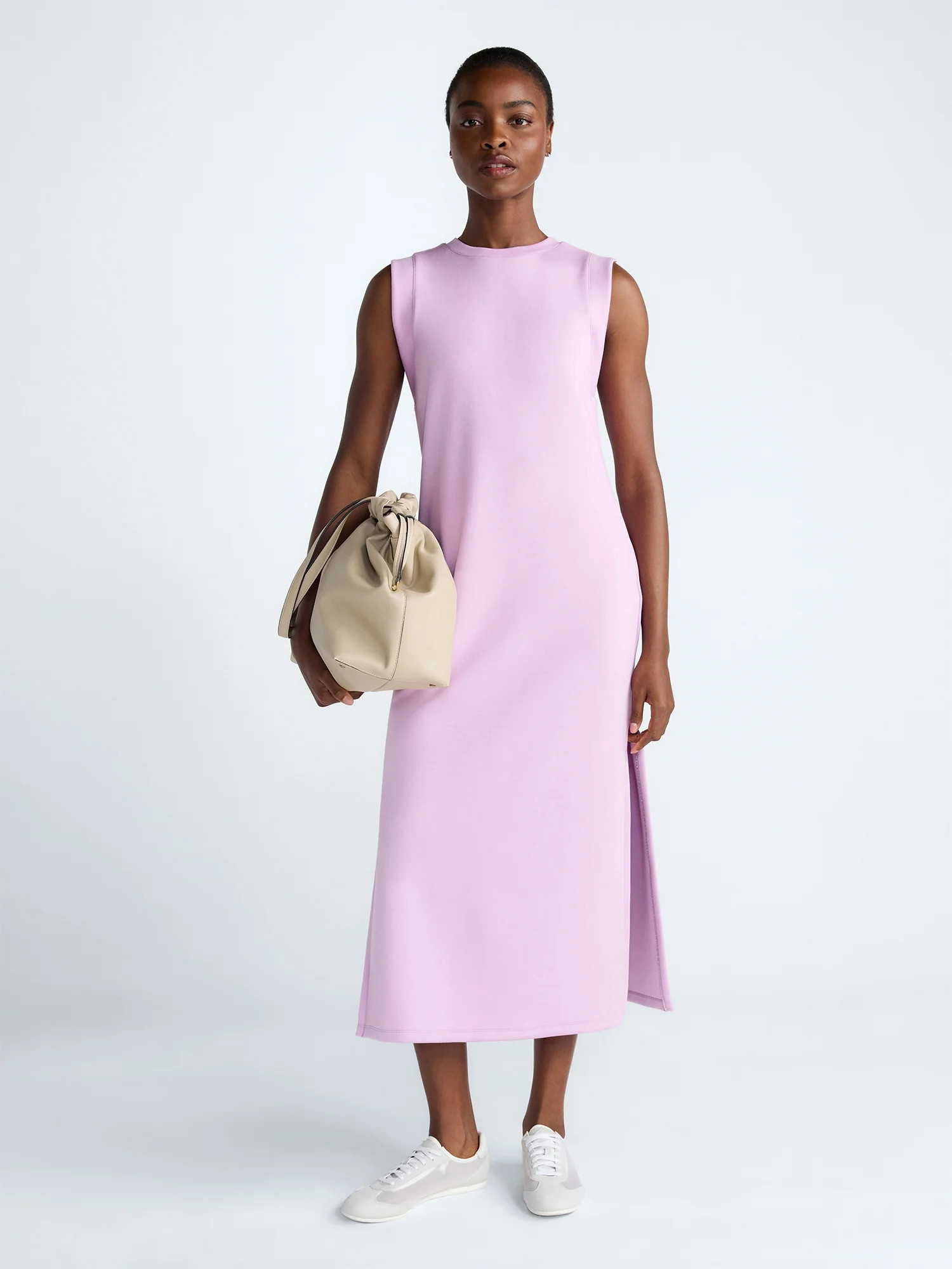 Scoop Women's and Women's Plus Scubaknit Sleeveless Maxi Dress, Sizes XS-4X | Walmart (US)