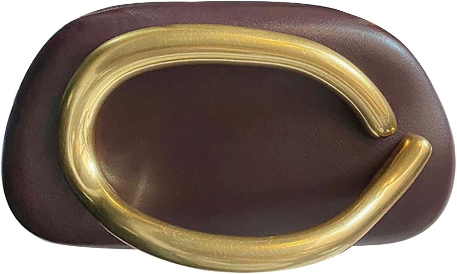 Box Clutch Purses for Women,Shell Evening Bag Gold Metal Handle PU Leather Clutch Chain Crossbody... | Amazon (US)