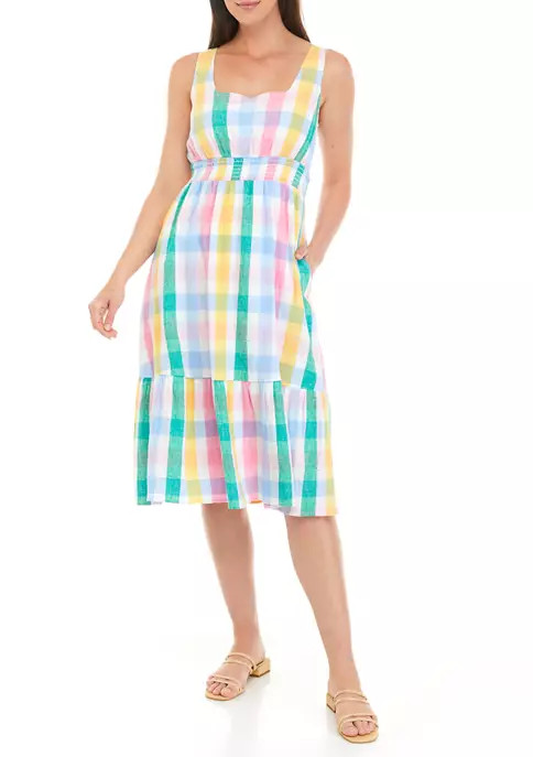 Women's Sleeveless Midi Smock Dress | Belk