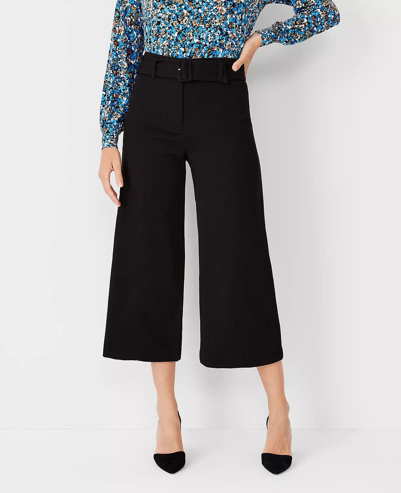 The Petite Belted Culotte Pant | Ann Taylor (US)