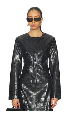 L'Academie By Marianna Alisson Jacket in Black from Revolve.com | Revolve Clothing (Global)