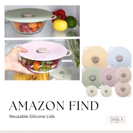 These Silicone Covers Set with 8 universal sizes, these durable and environmentally friendly covers are perfect for cups, mugs, pots, frying pans, glasses, and bowls. 🍲🍜 Easy to use and reusable, they create an airtight seal to keep your food fresh. 🌍🌿 Safe for microwaves, stoves, and ovens, and easy to clean – a must-have for every kitchen! 

#LTKMostLoved #LTKfindsunder50 #LTKGiftGuide