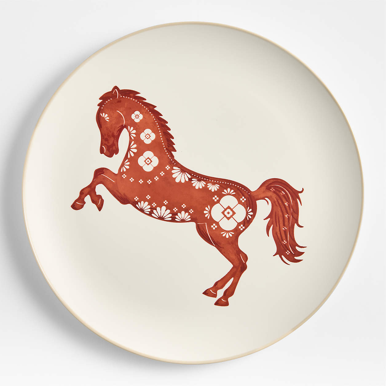 Year of the Horse Stoneware Platter + Reviews | Crate & Barrel | Crate & Barrel