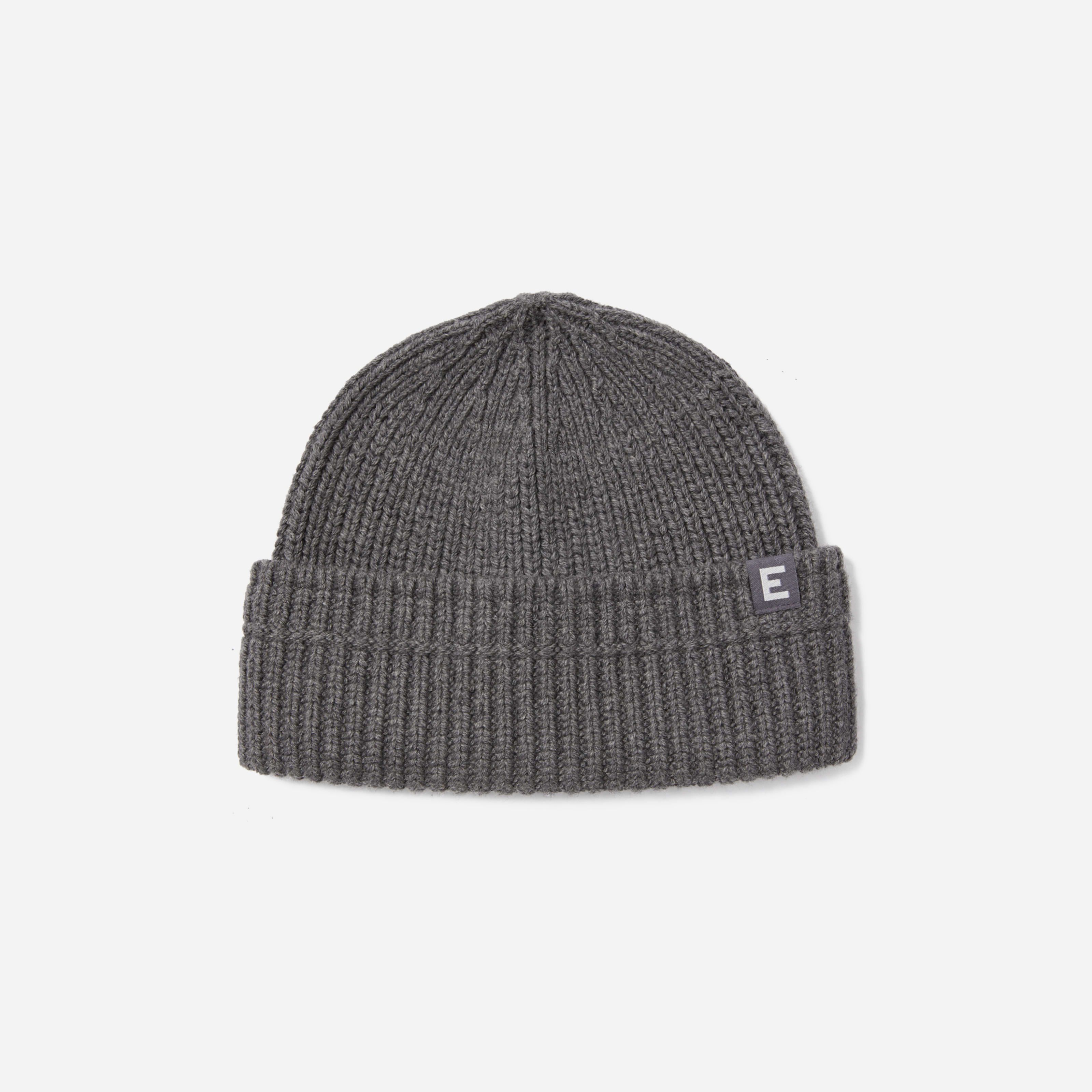 Men's Organic Cotton Chunky Beanie by Everlane in Heathered Charcoal | Everlane