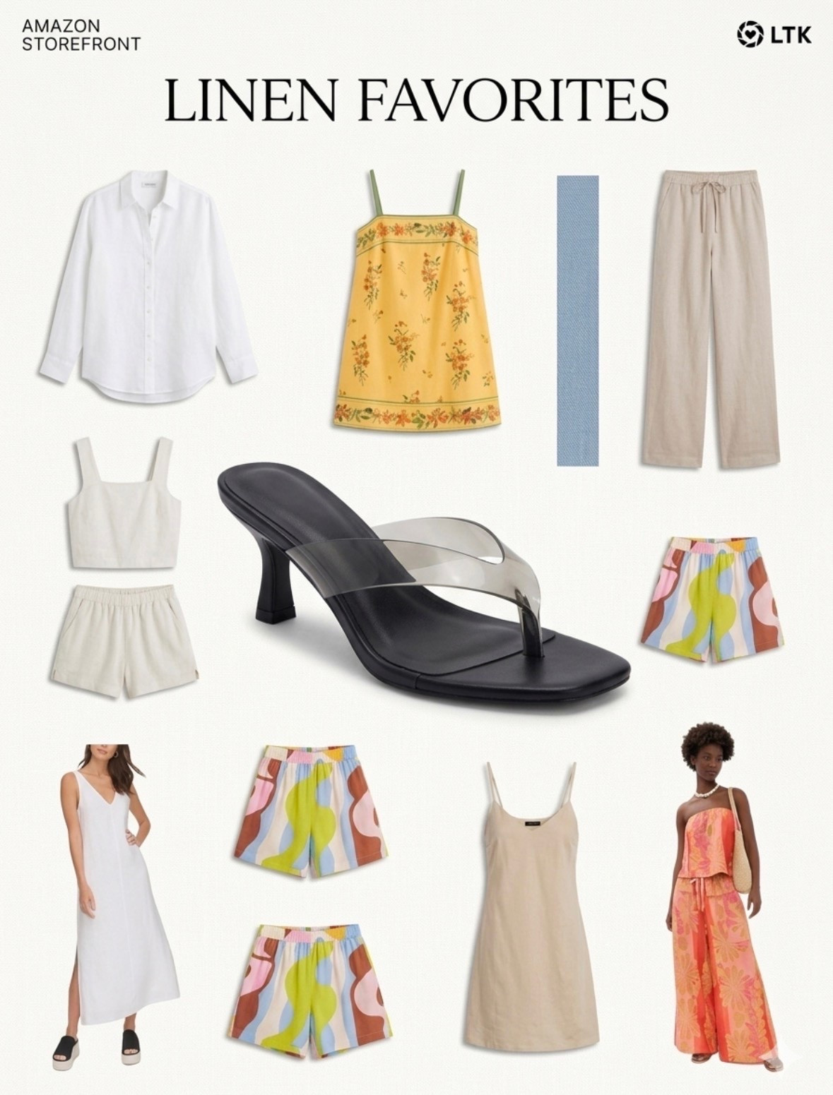 Linen season is officially here. ☀️

Sharing my favorite breathable pieces that are easy to mix and match all summer long. From effortless linen dresses to relaxed sets and chic black kitten heels—these are the staples I’ll be reaching for all season.

✨ Shop all my favorites through my Amazon Storefront & LTK.

Hashtags
#LTKStyle #AmazonFinds #LinenStyle #SummerWardrobe #EffortlessChic