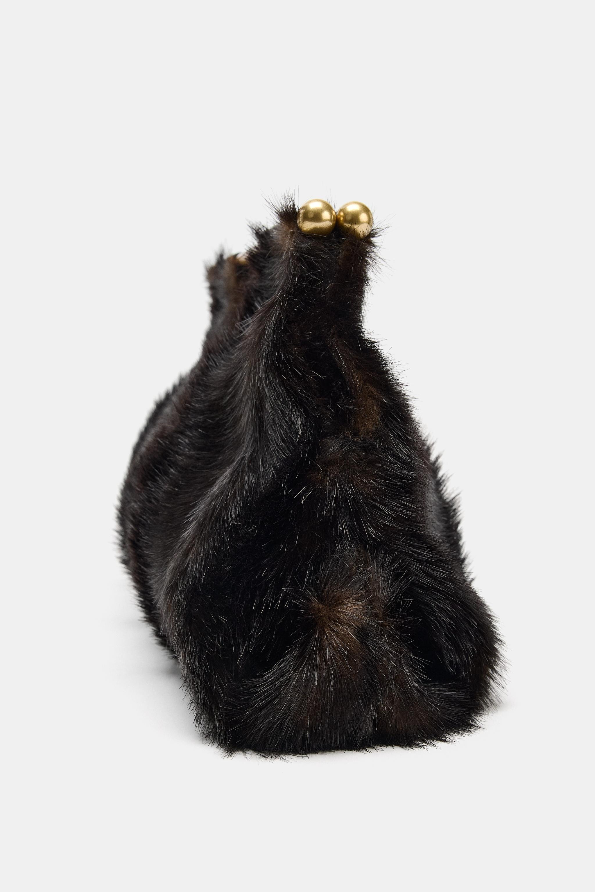 FAUX FUR CLUTCH | Zara US