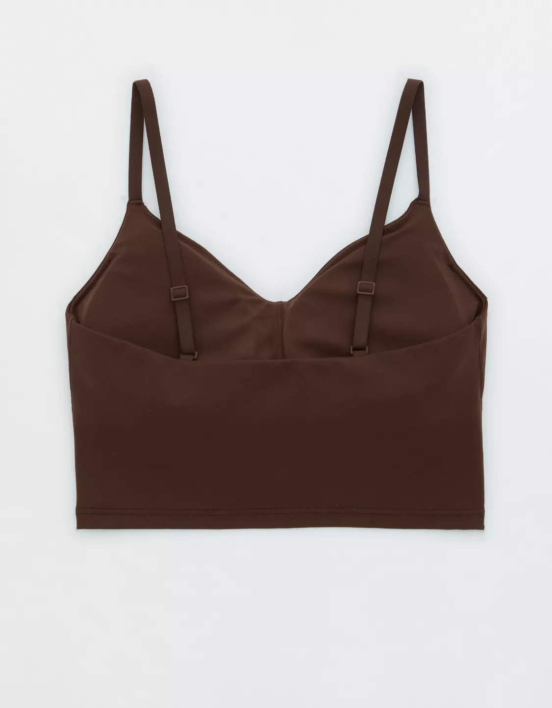 OFFLINE By Aerie Real Me Ruched Longline Sports Bra | American Eagle Outfitters (US & CA)