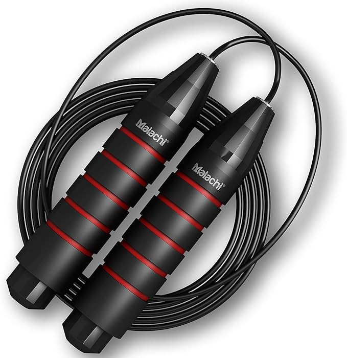 MALACHI Jump Rope,Tangle-Free Ball Bearing Speed Rope Cable Skipping Rope,Adjustable Jumping Rope... | Amazon (US)