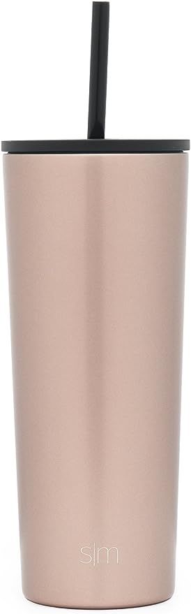 Simple Modern Classic Insulated Tumbler with Straw and Flip Lid - Stainless Steel Water Bottle Ic... | Amazon (US)