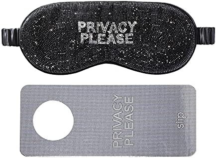Slip Silk Privacy Please Gift Set - One 100% Pure Mulberry 22 Momme Silk Sleep Mask & One Privacy Do | Amazon (US)
