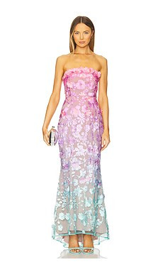 ELLIATT Bella Gown in Ombre Multi from Revolve.com | Revolve Clothing (Global)