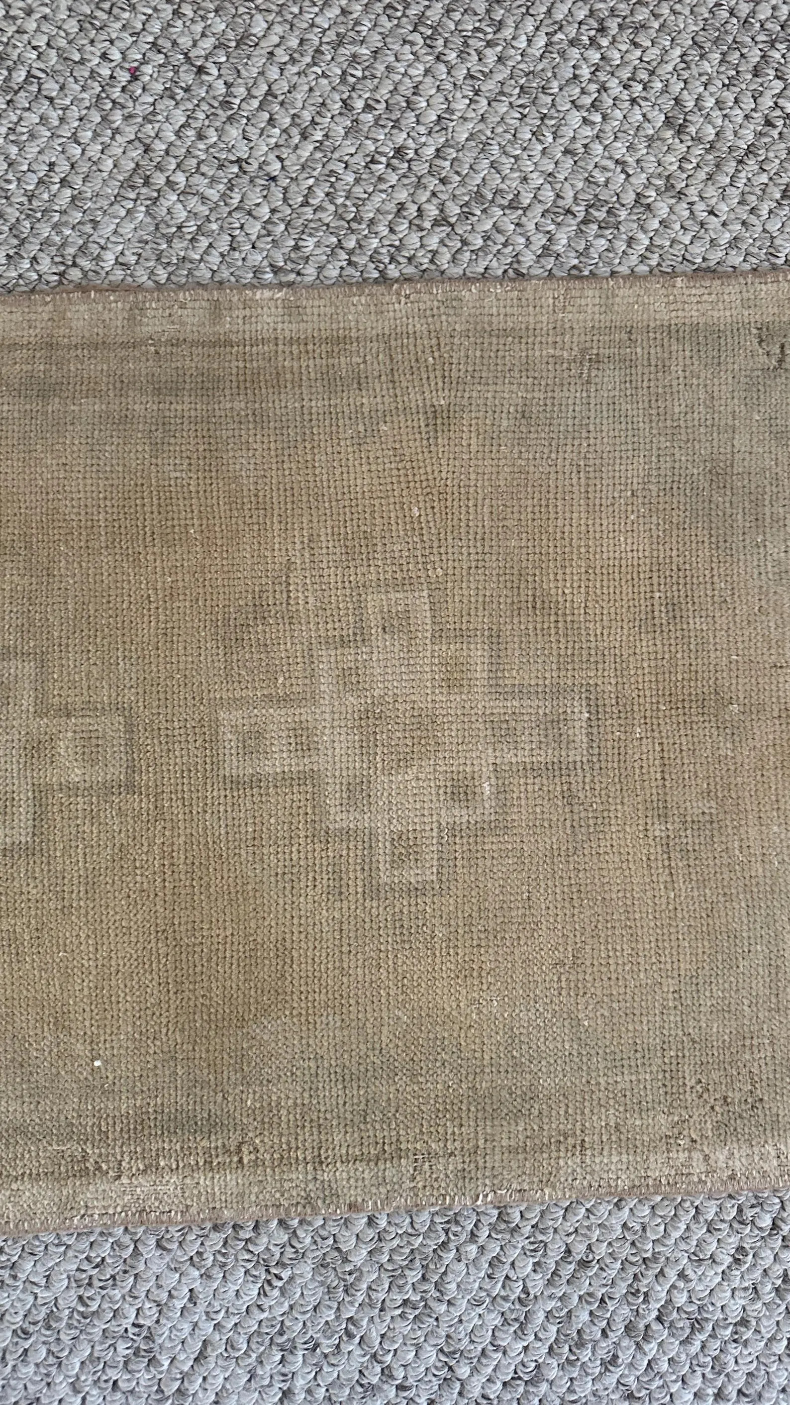 1’10 x 3’2 Vintage Oushak Rug Muted Yellow Beige | Etsy (Global)
