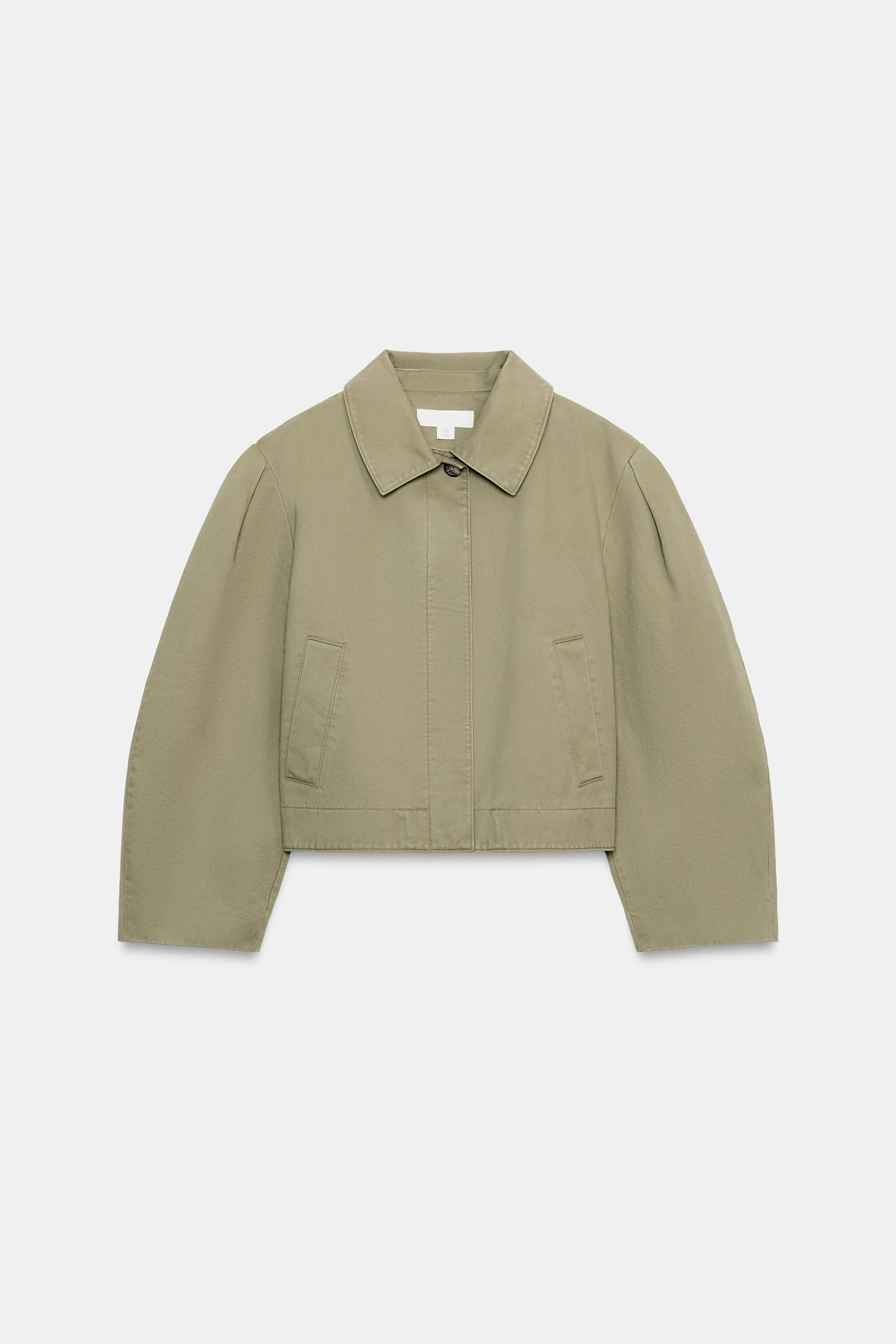 WASHED EFFECT SHORT JACKET | Zara US