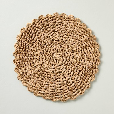 Round Woven Charger - Hearth & Hand™ with Magnolia | Target