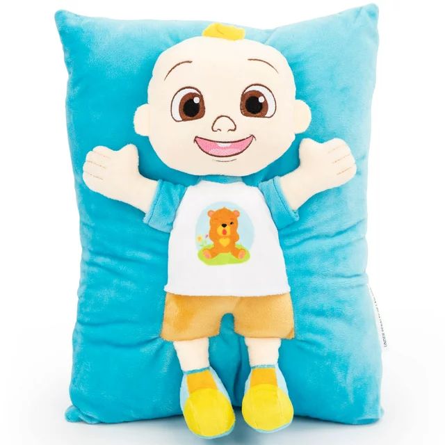 Moonbug Cocomelon Blue JJ 3D Snuggle Pillow, 100% Microfiber | Walmart (US)