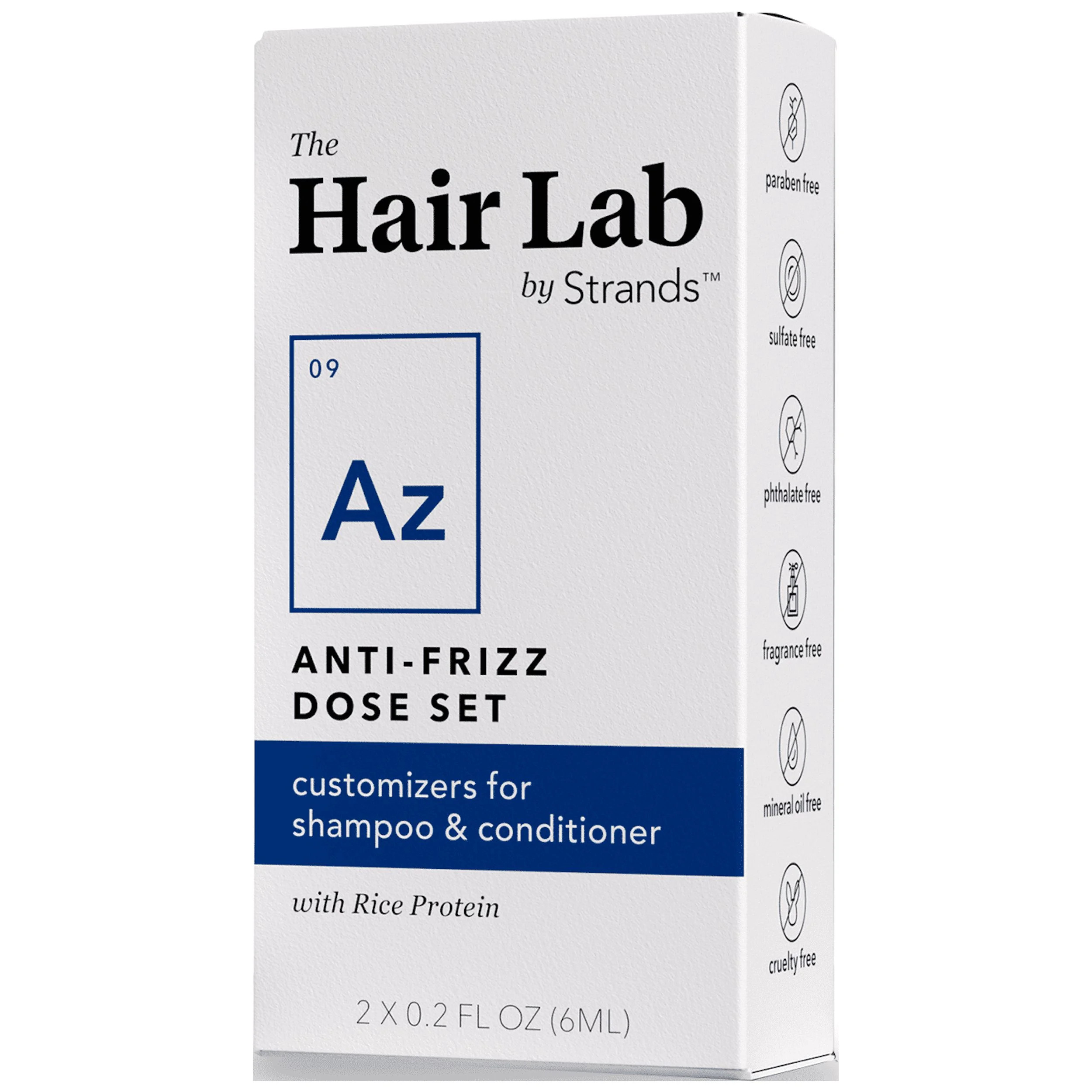 The Hair Lab Anti-Frizz Shampoo & Conditioner Dose Set with Rice Protein to Smooth Hair, 2 x 0.2 ... | Walmart (US)