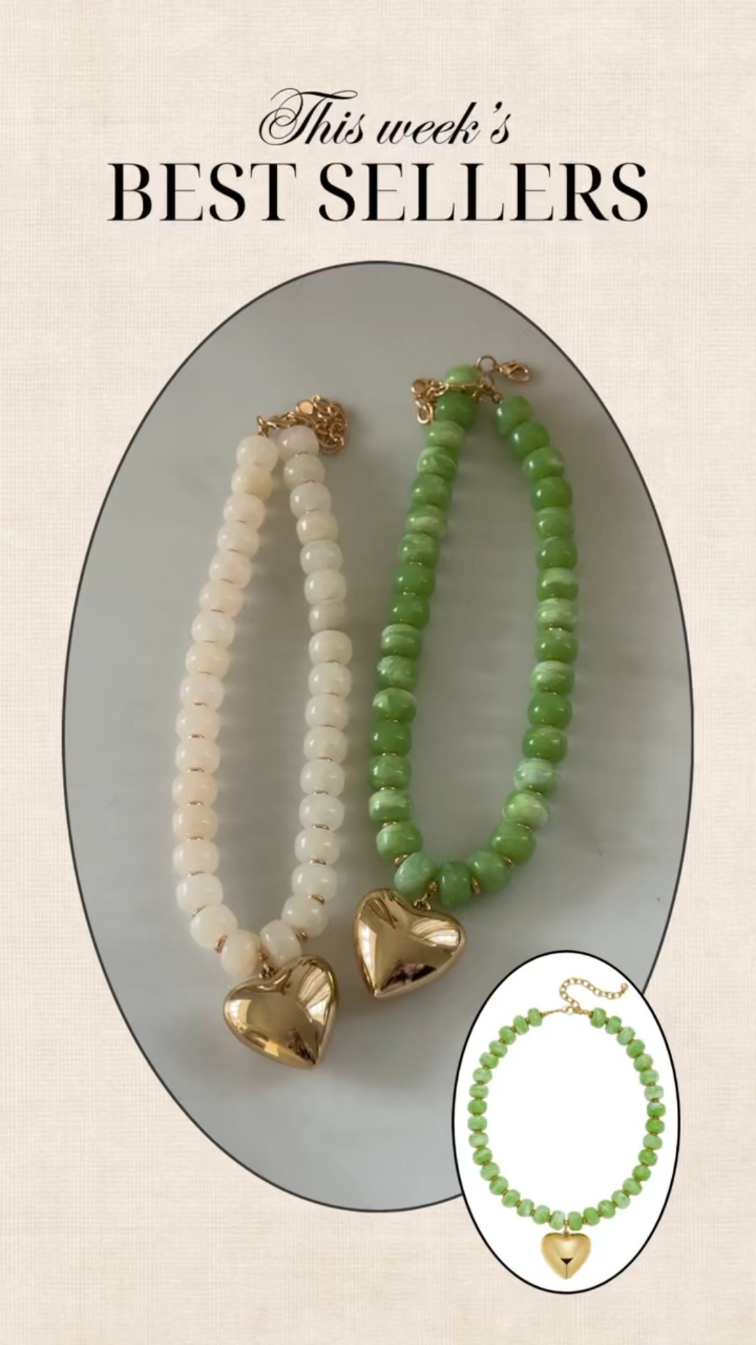 These Amazon necklaces were a weekly best seller!! 
I love the beaded necklace trend and these colors are so cute for spring!! 

Jewelry, spring accessories, beaded necklace, colorful necklace, Amazon find 