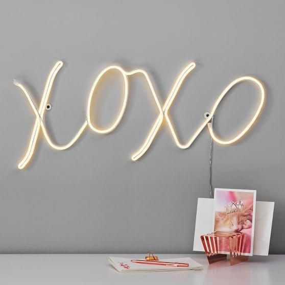 XOXO Wall Light | Pottery Barn Teen