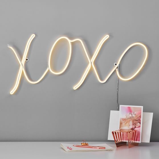 XOXO Wall Light | Pottery Barn Teen