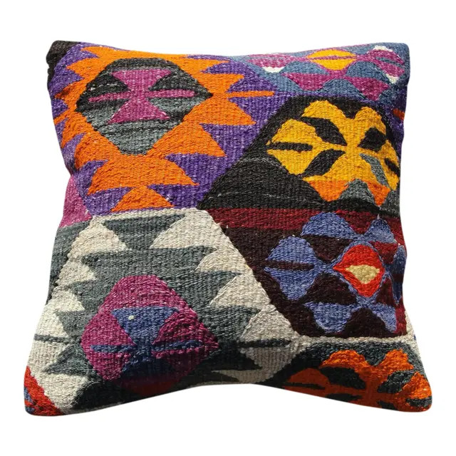 Kilim Rug Pillow | Chairish