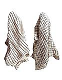 Creative Co-Op Blue & White Cotton (Set of 2 Patterns) Tea Towels, L x W x H, Multi | Amazon (US)