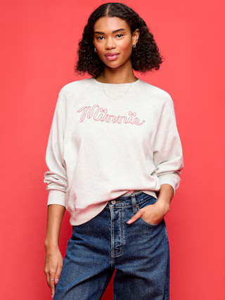 Old Navy x Disney Minnie Mouse SoComfy Oversized Graphic Sweatshirt | Old Navy (US)