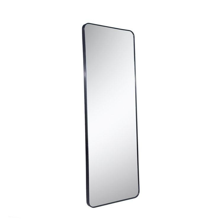 Bowen 65 in. H x 22 in. W Oversized Rectangle Round Corner Aluminum Frame Full-Length Mirror-The ... | Target