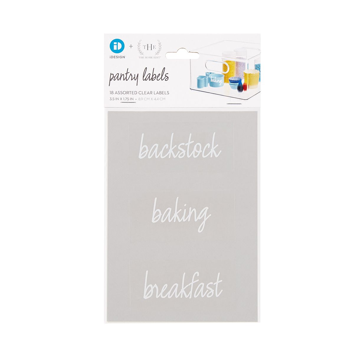 THE HOME EDIT Pantry Labels Pkg/18 | The Container Store