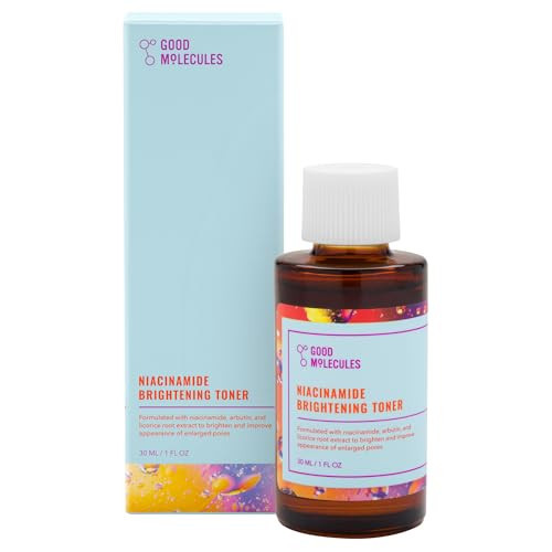 Good Molecules Niacinamide Brightening Toner - Toner for Face with Niacinamide and Arbutin for Skin Tone Balancing- Pore Minimizer, Skin Care for Face | Amazon (US)