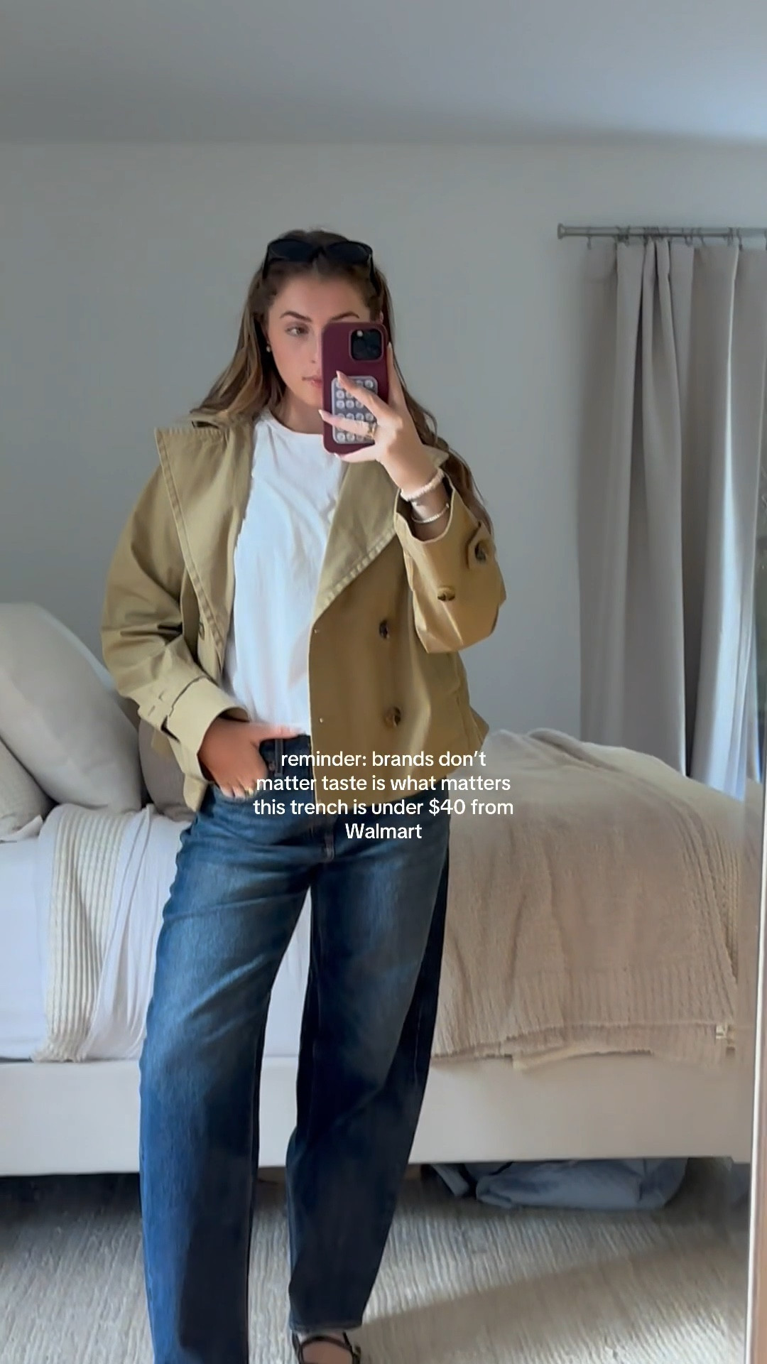 Favorite trench right now for under $40!! 

#LTKStyleTip #LTKFindsUnder50 #LTKSeasonal