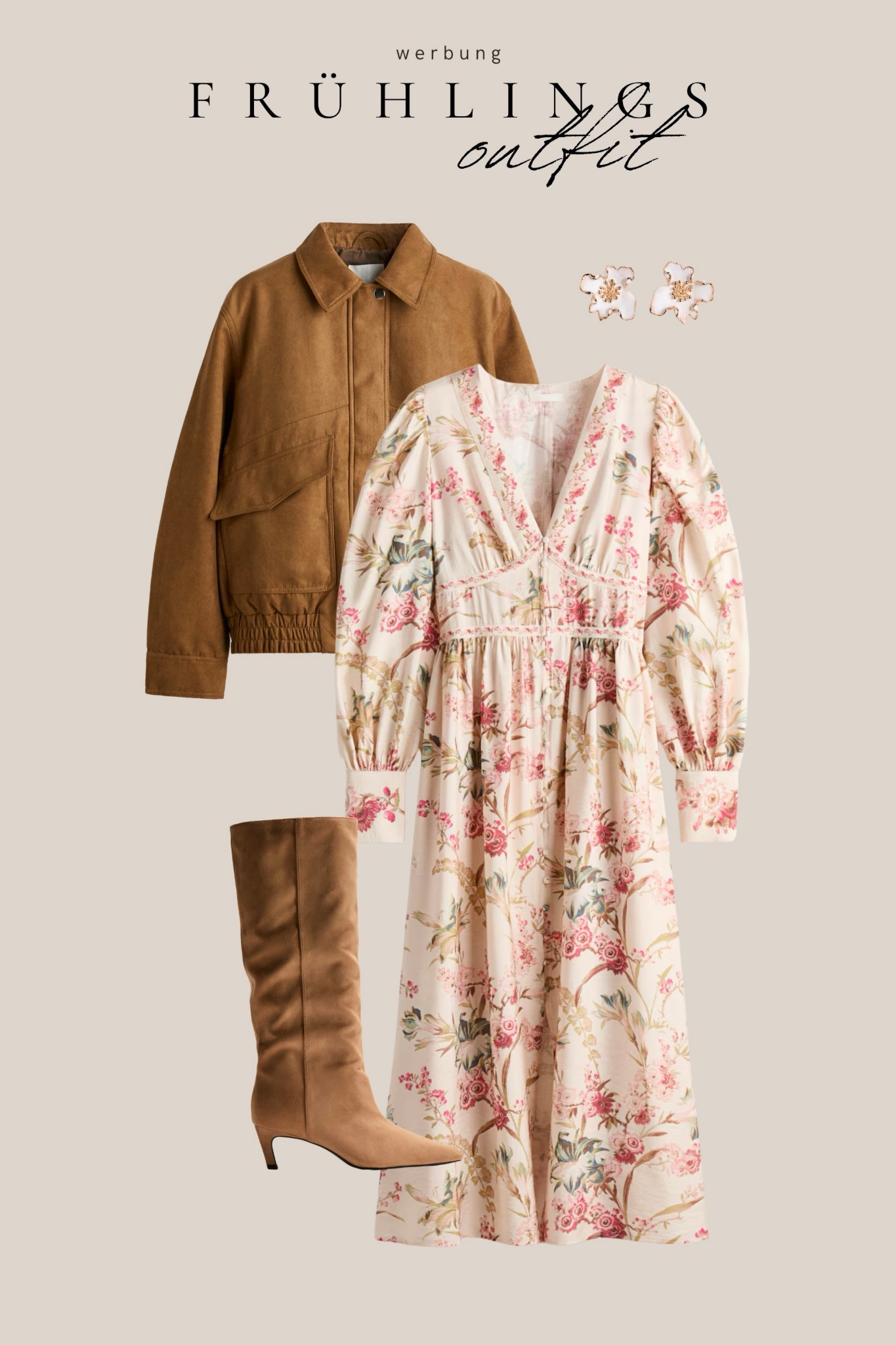 Frühlingsoutfit von H&M mit dem wunderschönen geblümten Sommerkleid in lang oder kurz.

#LTKspring #LTKFashionMonth #LTKdeutschland