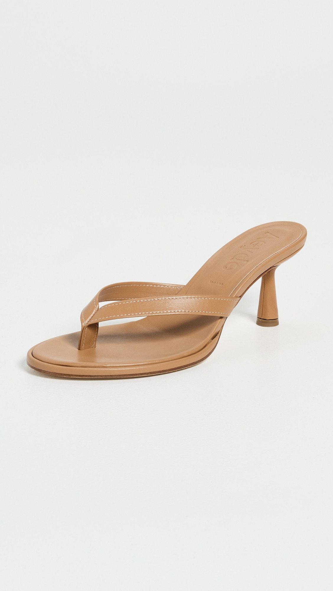 AEYDE Daphne Nappa Leather Sandals Hazelnut 38.5 | Shopbop
