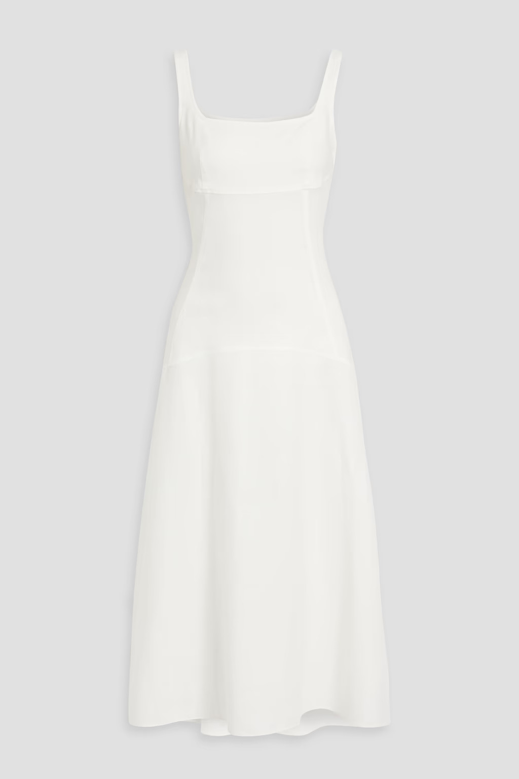 Linen midi dress | The Outnet (US and CA)