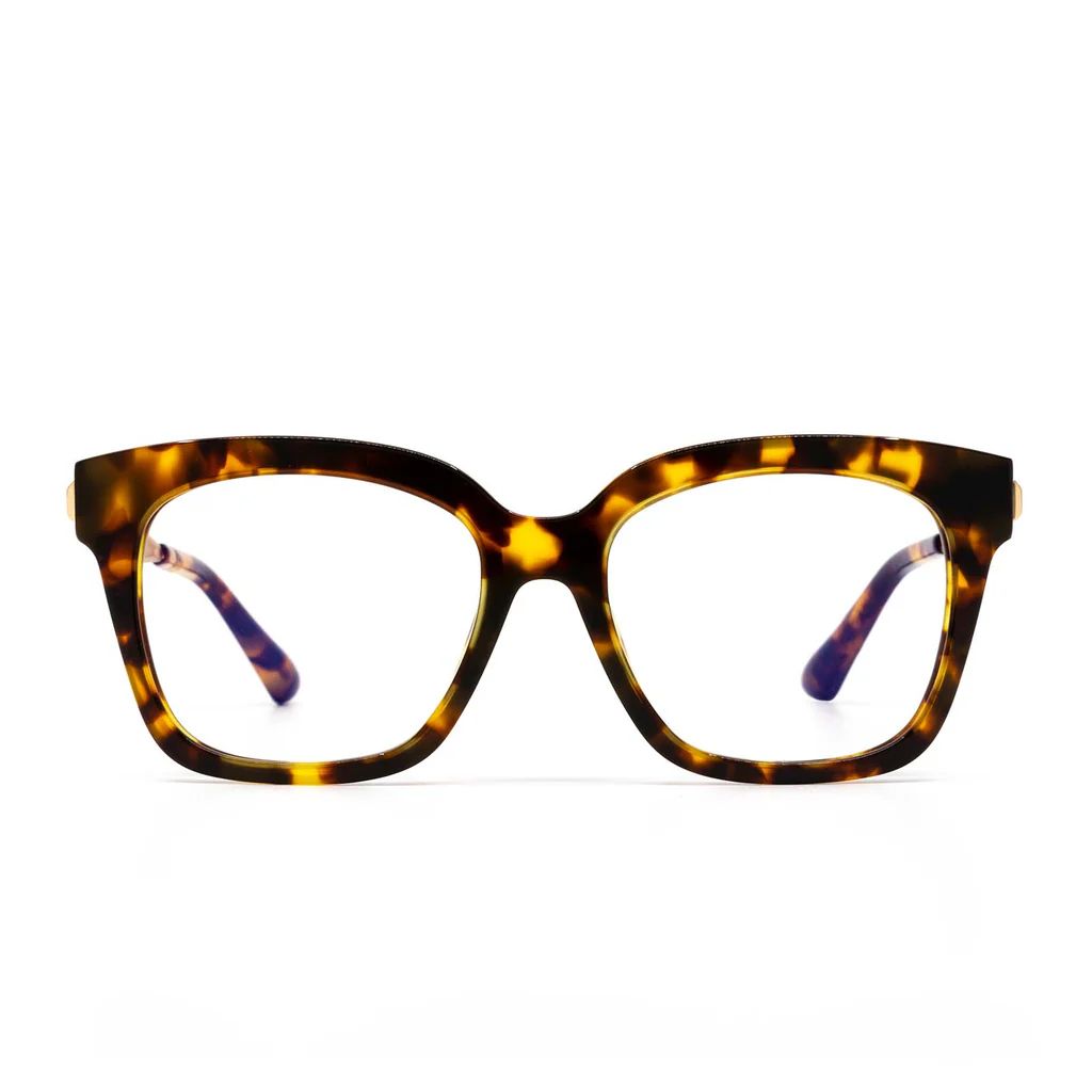COLOR: amber tortoise   blue light technology glasses | DIFF Eyewear