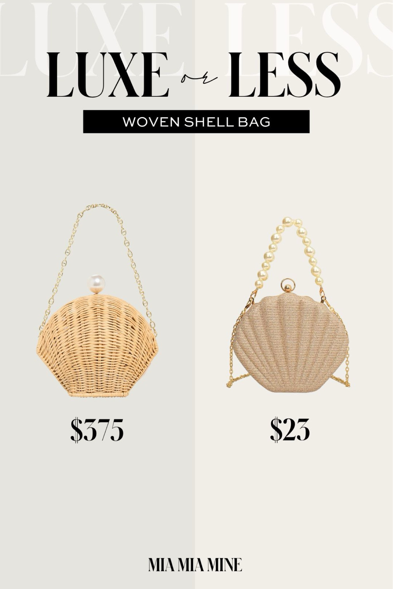 Save vs splurge
Shell clutch
Beach bag / resort wear accessories 

#LTKItBag #LTKFindsUnder100 #LTKTravel