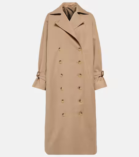 Signature cotton-blend trench coat | Mytheresa (UK)
