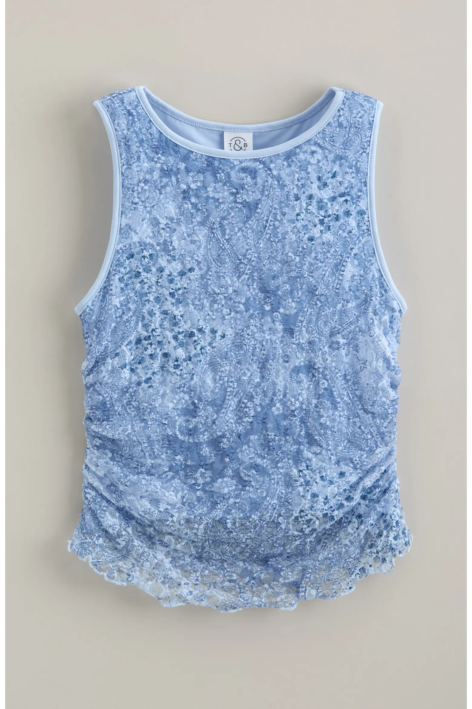 Kids' Ruched Stretch Lace Tank (Women) | Nordstrom | Nordstrom