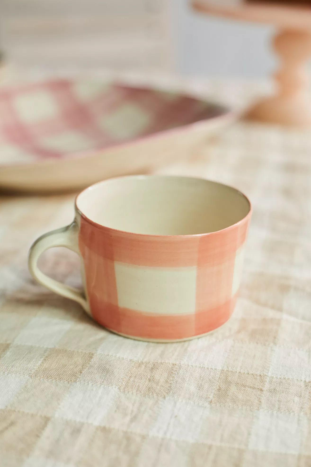 Gingham Mug | Anthropologie (US)