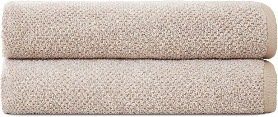 Cozy Earth Nantucket 60% Cotton 40% Viscose from Bamboo Bath Towel - 600 GSM Plush & Fast-Drying ... | Amazon (US)