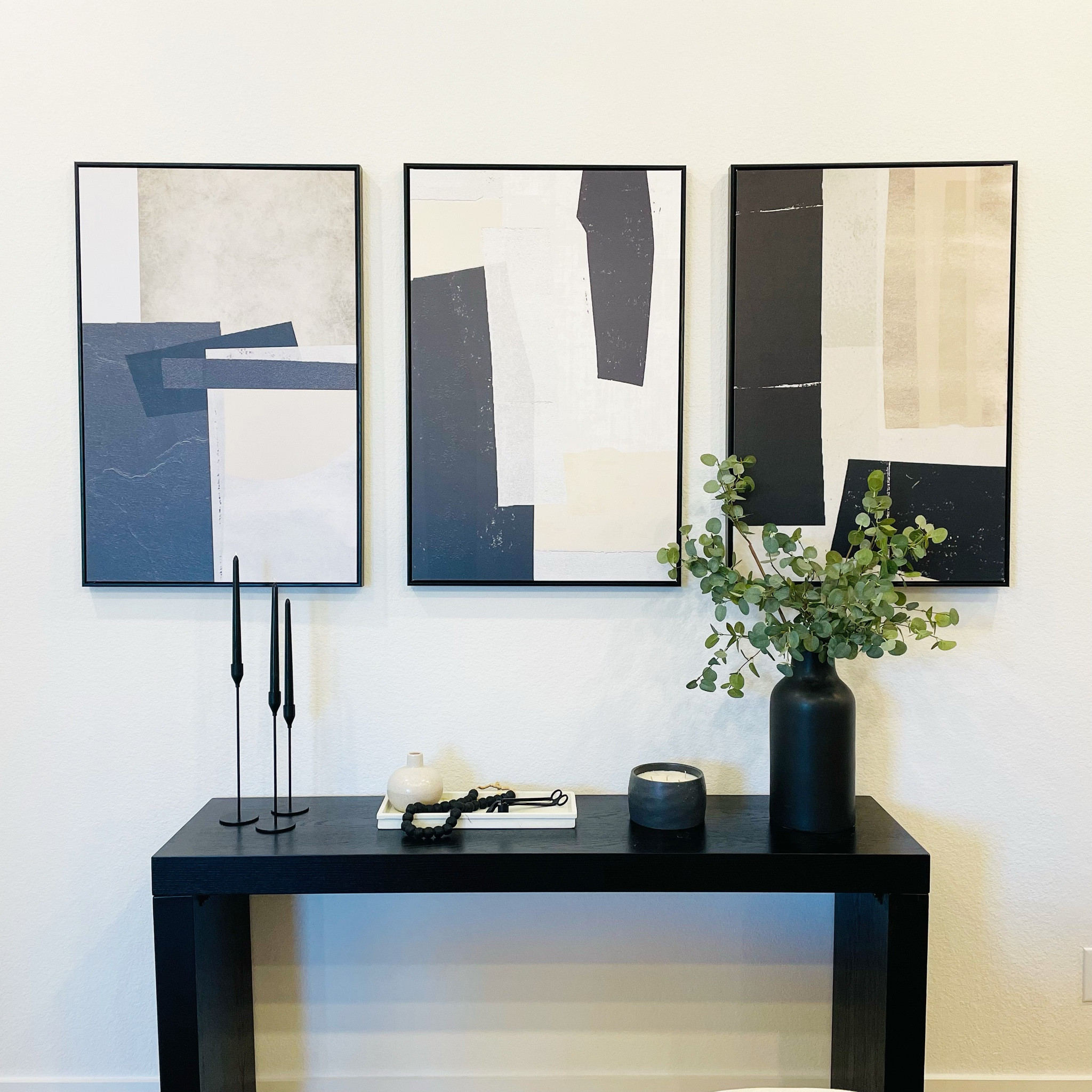Most of our home is full of neutrals but I love mixing in black! It’s so classic! Our dining room is black and white with neutrals mixed in. These accessories are now on sale! 

Shop the look! #LTKDecor #LTKConsoleTables #LTKDesign 

#LTKhome #LTKFind #LTKsalealert