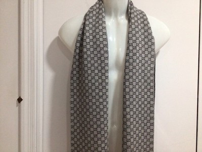 GUCCI Men’s  “GG” WOOL SHAWL SCARF | eBay US