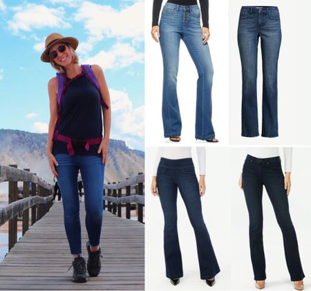 If you’re looking for great fitting, comfy jeans that are budget friendly, try Sofia Vergara’s line! They fit true to size and have a fair amount of stretch. The ones I’m wearing here fray more at the cuffs as you wear them for a nice worn in look.
#liketkit #ltkstyletip 

#LTKcurves #LTKunder50