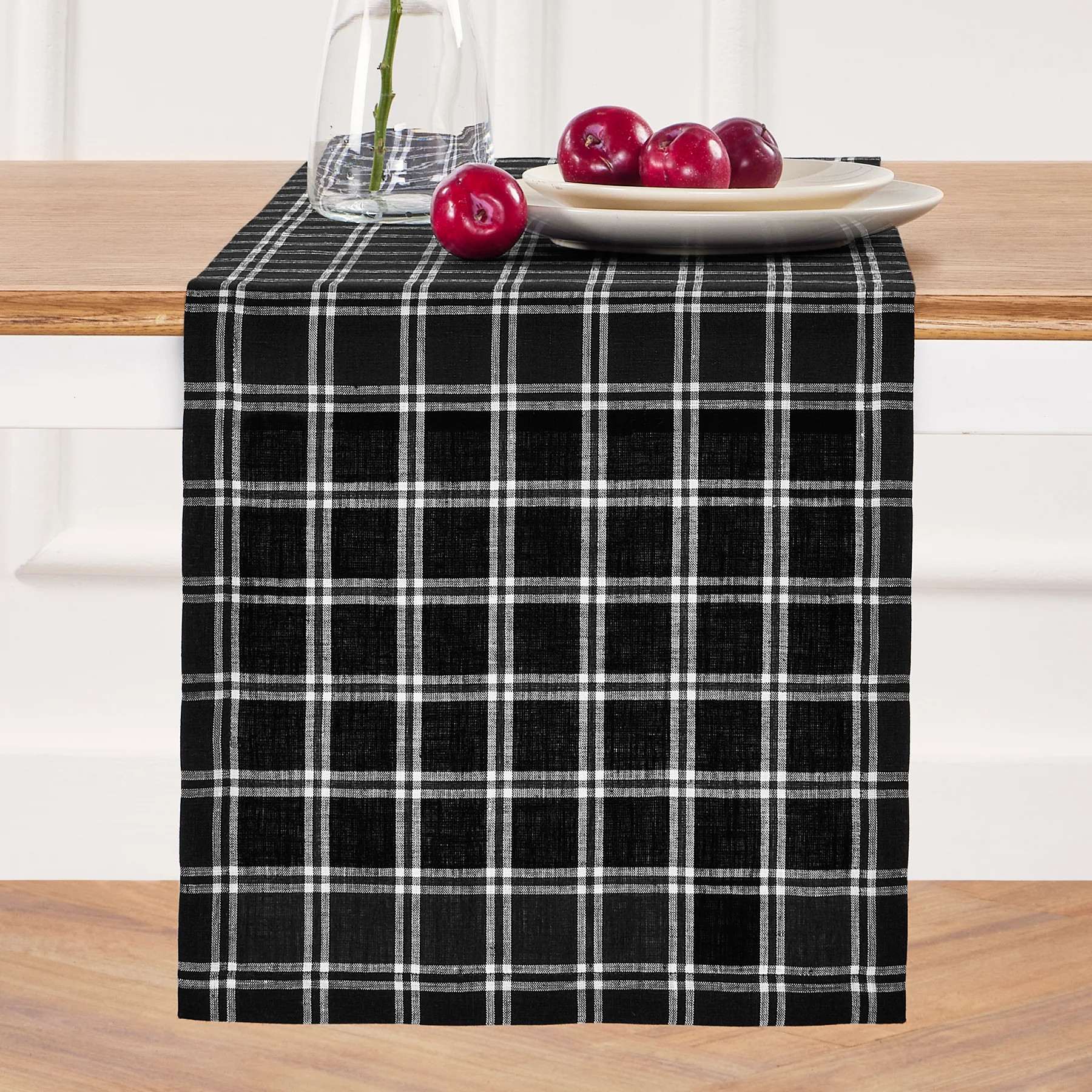 Marseille Plaid Table Runner | Solino Home