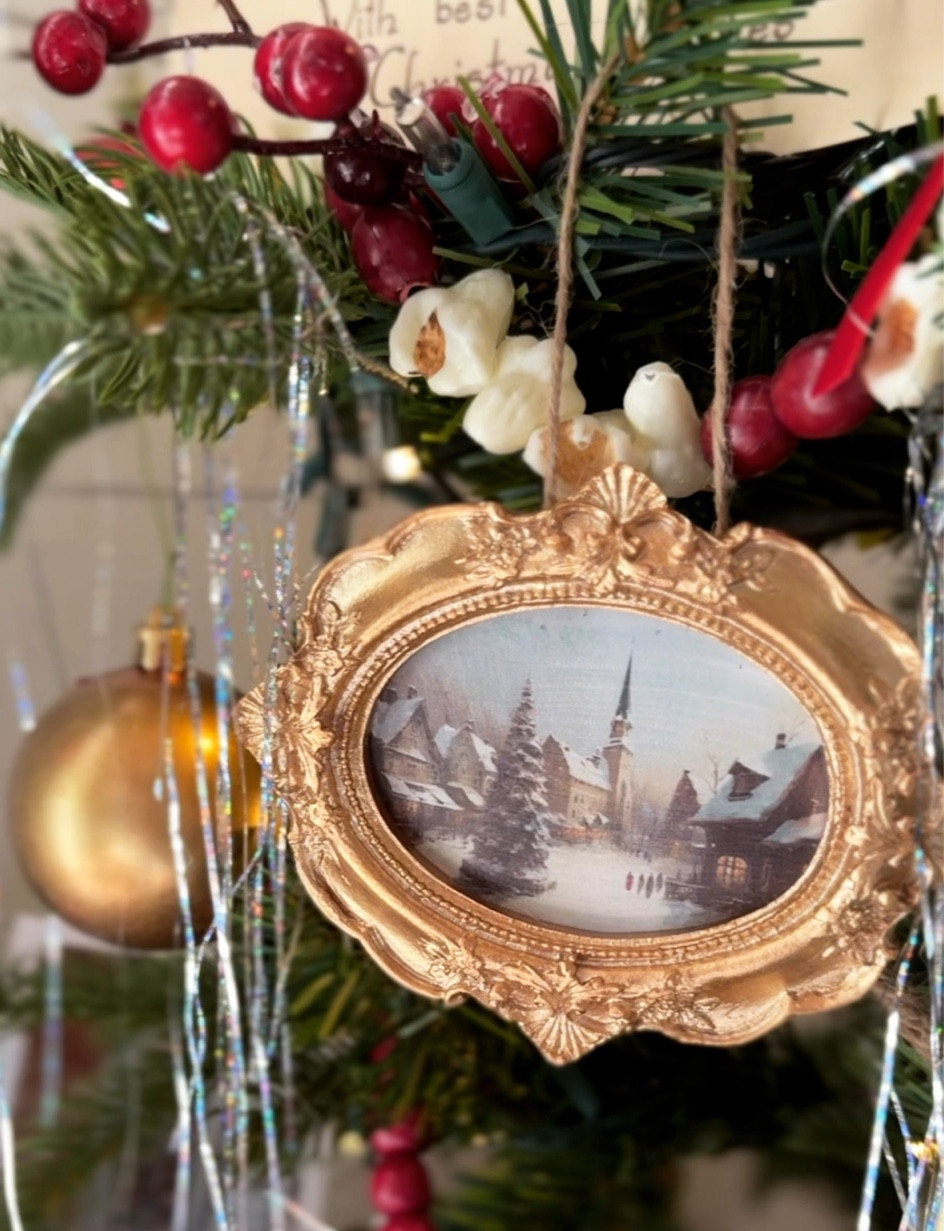 DIY vintage framed ornaments! You can find tutorials on my YouTube channel or IG under @ashleyhuze!

All materials used are linked below this picture! 

Vintage Christmas, vintage tree, diy ornaments, diy gifts

#LTKhome #LTKGiftGuide #LTKSeasonal