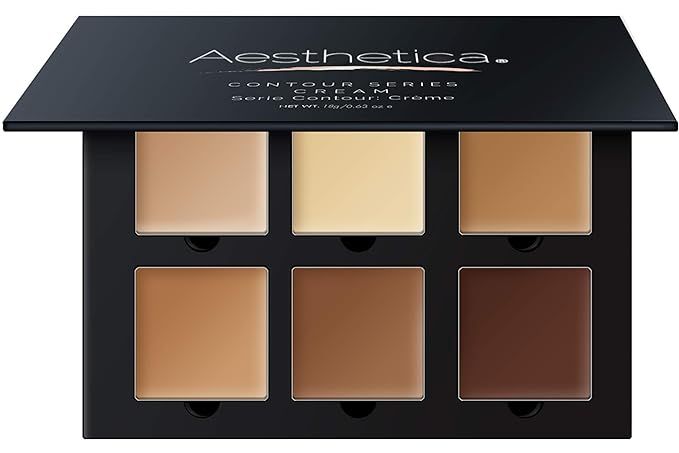 Aesthetica Cosmetics Cream Contour and Highlighting Makeup Kit - Contouring Foundation / Conceale... | Amazon (US)