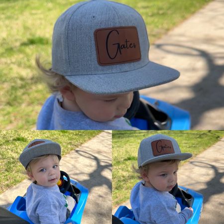 The cutest personalized hat for kids ❣️