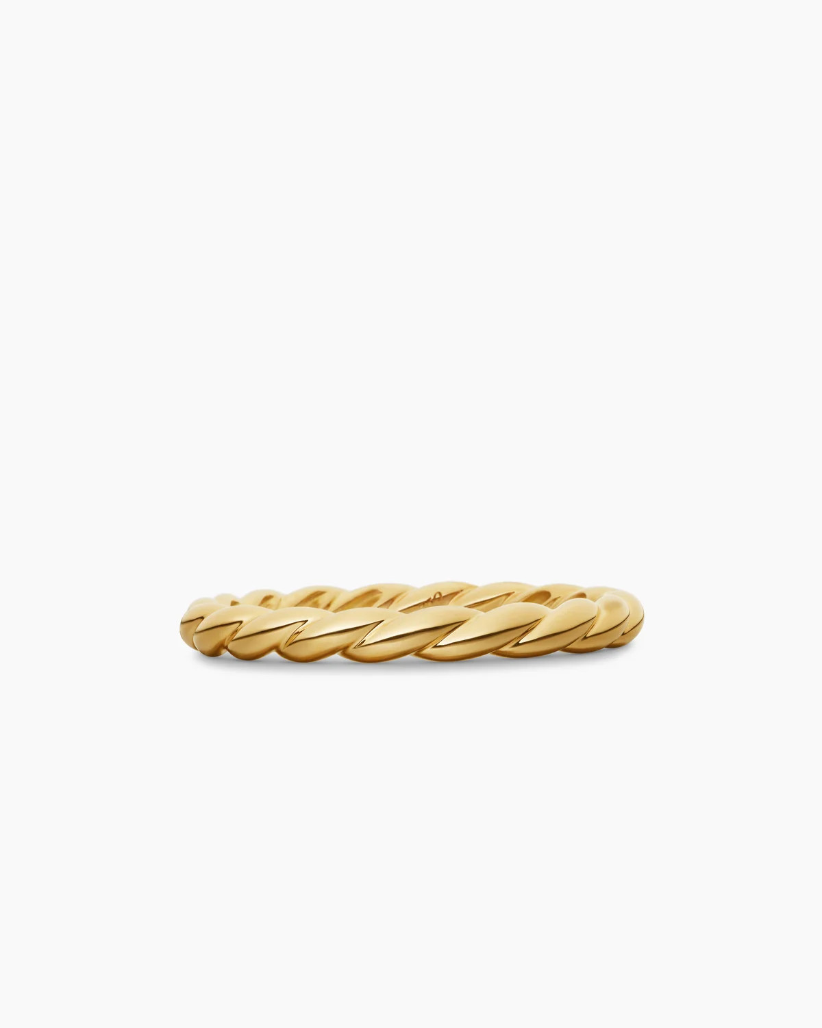 David Yurman | Petite Band Ring in 18K Yellow Gold, 2.8mm | David Yurman