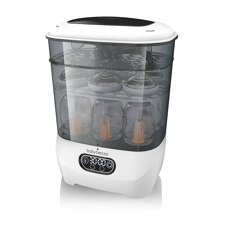 Baby Brezza Bottle Sterilizer and Dryer Advanced – 33% Faster - Largest Capacity Steam Sanitize... | Amazon (US)